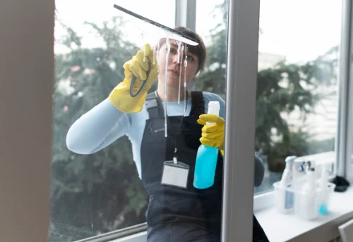 Nettoyage de vitres intérieures et extérieures à Thennelières